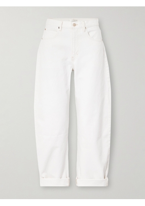 FRAME - The Bubble Wide-leg Jeans - White - 23,24,25,26,27,28,29,30,31,32,33