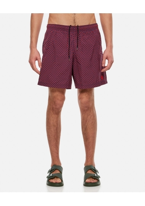 Alexander McQueen Dots Skull Swimshorts