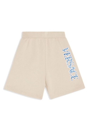 Young Versace Boys Side Logo Cotton Shorts