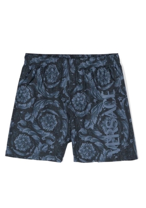 Young Versace Boys Barocco Print Swim Shorts