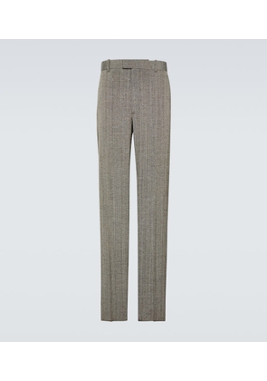 Bottega Veneta Knotted mÃ©lange straight pants