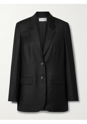 The Row - Essentials Dustina Wool-flannel Jacket - Black - US0,US2,US4,US6,US8,US10,US12,US14