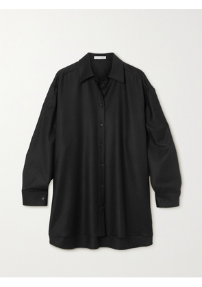 The Row - Essentials Caroline Oversized Wool Shirt - Black - x small,small,medium,large,x large