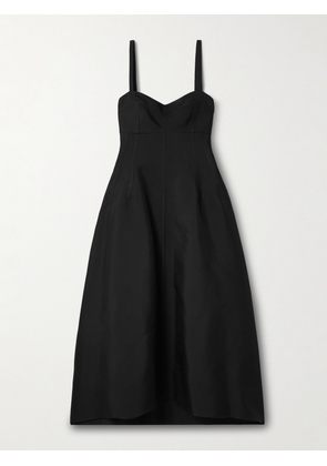 Jil Sander - Twill Midi Dress - Black - FR 34,FR 36,FR 38,FR 40