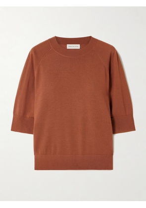 Dries Van Noten - Merino Wool Sweater - Brown - x small,small,medium,large