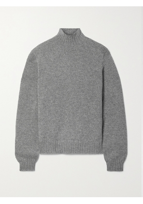 The Row - Essentials Kensington Cashmere Turtleneck Sweater - Gray - x small,small,medium,large,x large