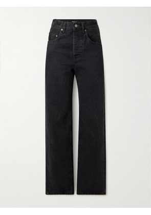 SAINT LAURENT - 90s Baggy High-rise Wide-leg Jeans - Black - 25,26,27,28,29,30,31,32