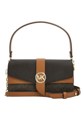 Michael Kors Ladies Monogram Print Shoulder Bag