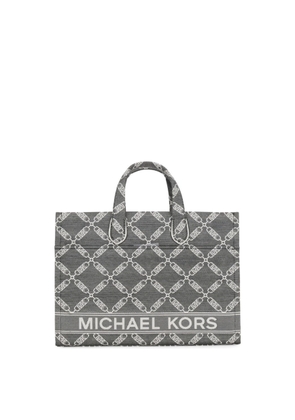 Michael Kors Large Gigi Logo Jacquard Tote Bag