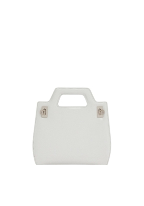 Ferragamo Mini Wanda Top Handle Leather Hand Bag