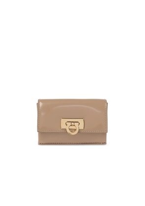 Salvatore Ferragamo Card Case With Gancini Clasp