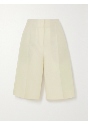 The Row - Flash Wool And Silk-blend Shorts - Ivory - US0,US2,US4,US6,US8,US10,US12