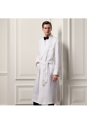 Monogram Linen Robe