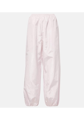 Alaia Balloon silk wide-leg pants