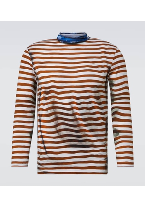 Prada Interlock trompe l'Åil cotton T-shirt