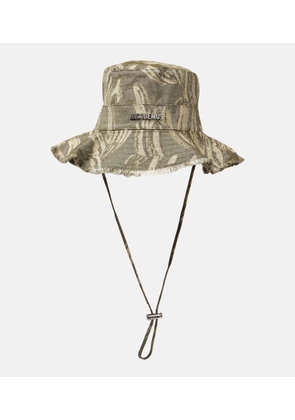 Jacquemus Artichaut cotton canvas bucket hat