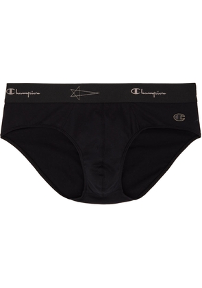 Rick Owens Black Champion Edition Organic Cotton Briefs