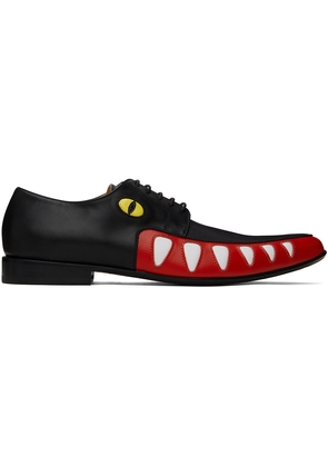 Walter Van Beirendonck Black Crocodile Derbys