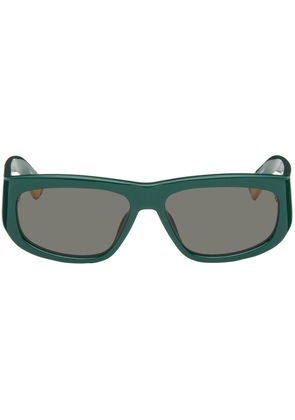 JACQUEMUS Green 'Les Lunettes Pilota' Sunglasses