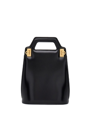 Ferragamo Wanda Mini Top Handle Leather Bag