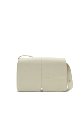 Burberry Snip Foldover-Top Calf Leather Shoulder Bag