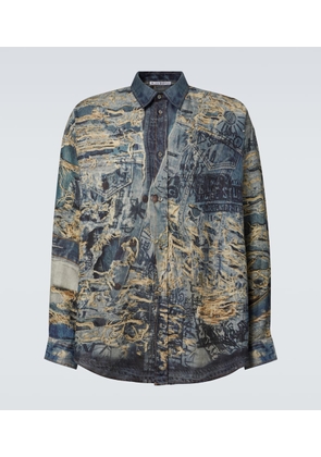 Acne Studios Trompe l'Åil linen shirt