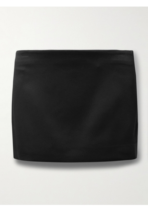 KHAITE - Jett Jersey Mini Skirt - Black - US0,US2,US4,US6,US8,US10,US12