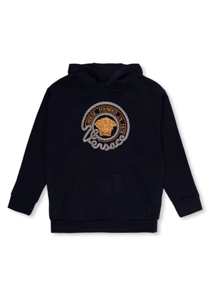 Young Versace Kids Medusa Cotton Jersey Hoodie