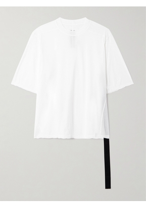 Rick Owens - Walrus Paneled Cotton-jersey T-shirt - White - One size