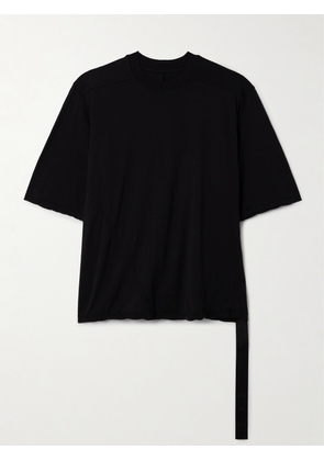 Rick Owens - Walrus Paneled Cotton-jersey T-shirt - Black - One size