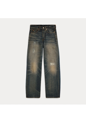 Vintage Wide Fit Distressed Kenley Jean