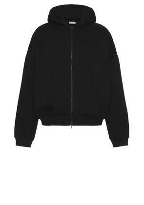 Fear of God Full Zip Hoodie in Black - Black. Size L (also in S, XL).