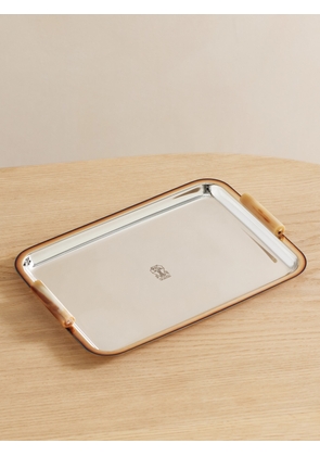Brunello Cucinelli - Silver-plated And Horn Tray - One size