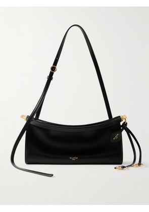 Alaïa - Click E/w Small Leather Shoulder Bag - Black - One size