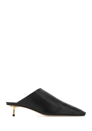 Nanushka Black Synthetic Leather Mules