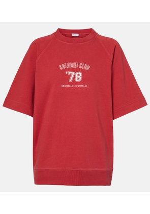Brunello Cucinelli Logo cotton jersey T-shirt