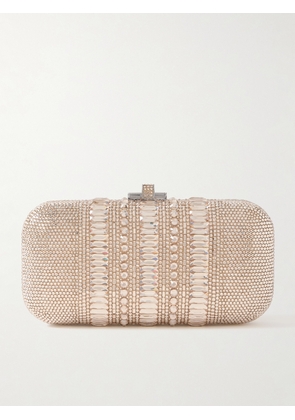 Judith Leiber Couture - Long Slide Crystal-embellished Silver-tone Clutch - Gold - One size