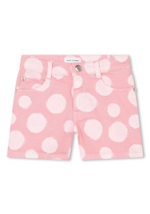 Little Marc Jacobs Girls Polka-Dot Print Shorts