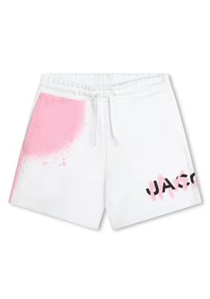 Little Marc Jacobs Girls Spray Paint Logo Shorts