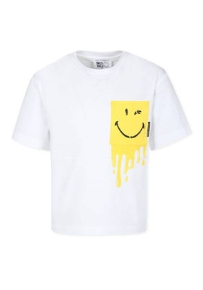 Little Marc Jacobs Kids Smiley Printed Cotton T-Shirt