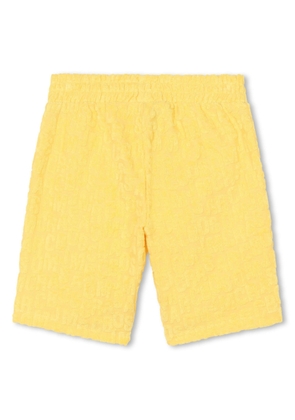 Little Marc Jacobs Logo-Embossed Towelling-Finish Cotton-Blend Shorts