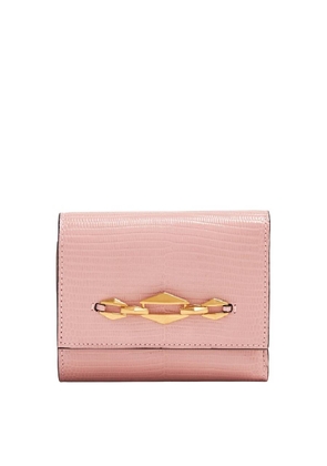 Jimmy Choo Marinda Diamond-Chain Leather Wallet