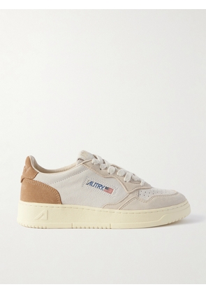 Autry - Medalist Low Color-block Suede Sneakers - Neutrals - IT35,IT36,IT37,IT38,IT39,IT40,IT41,IT42