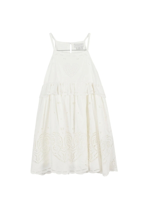 Stella McCartney Kids Broderie-Anglaise Ruffled Cotton Dress