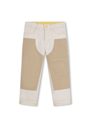 Little Marc Jacobs Kids Logo Patch Straight Leg Trousers