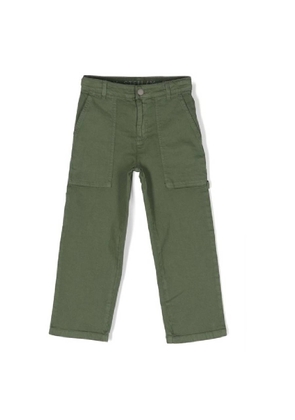Stella McCartney Girls Straight-Fit Khaki Jeans