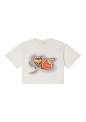 Stella McCartney Girls Heart Shape Crop Top