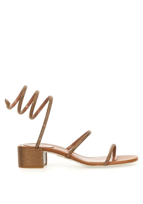 Rene Caovilla Cleo Crystal-Embellished Sandals