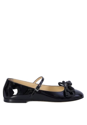 Mach & Mach Patent Bow-Detail Mary Jane Flats