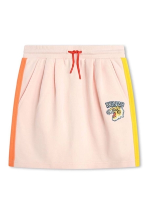 Kenzo Girls Tiger Motif Drawsting Skirts